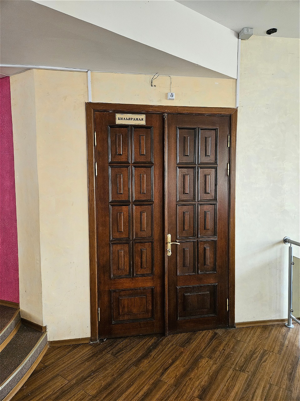 Бильярдная дверь